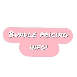 Bundle Info/BOGO! Trying to clear out!